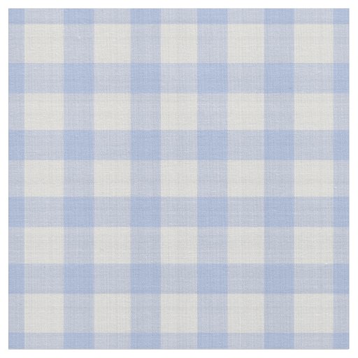 Soft Powder Blue Gingham Fabric