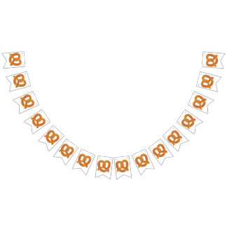Soft Pretzel Bunting Flags