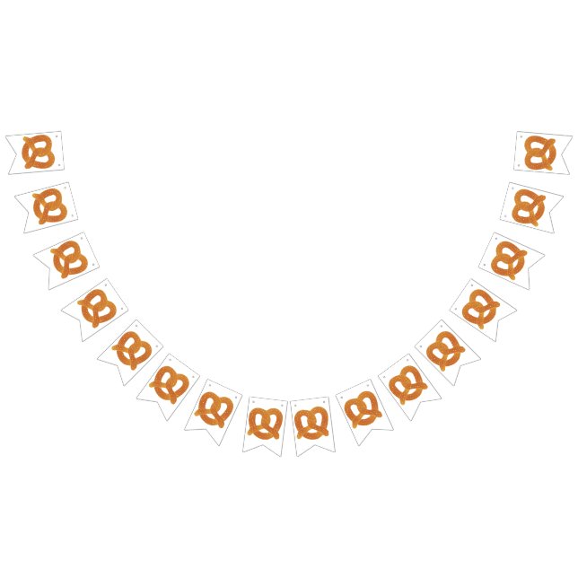 Soft Pretzel Bunting Flags (All)