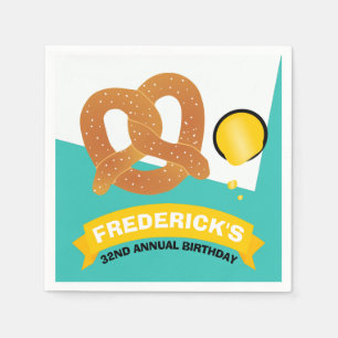 Soft Pretzel Party Napkins