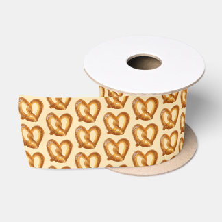 Soft Pretzel With Salt Satin Ribbon