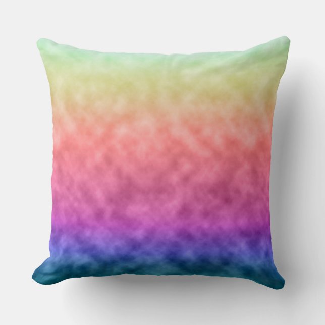 Soft Prism Rest Throw Pillow (Front)