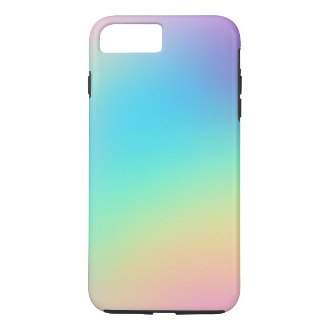 Soft Prismatic Pastel Gradient Case-Mate iPhone Case (Back)
