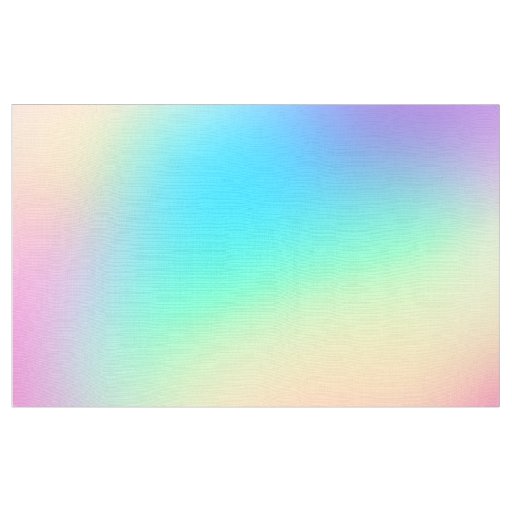 Soft Prismatic Pastel Rainbow Gradient Fabric