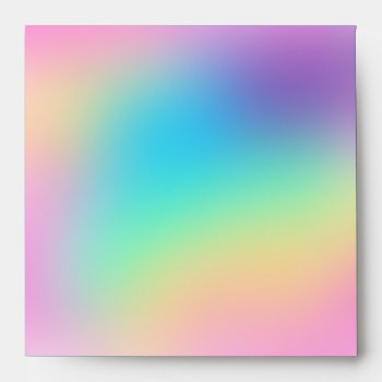 Soft Prismatic Rainbow Gradient Envelope