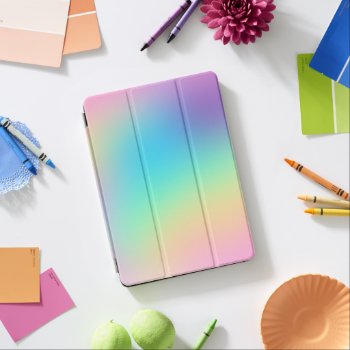 Soft Prismatic Rainbow Gradient iPad Pro Cover
