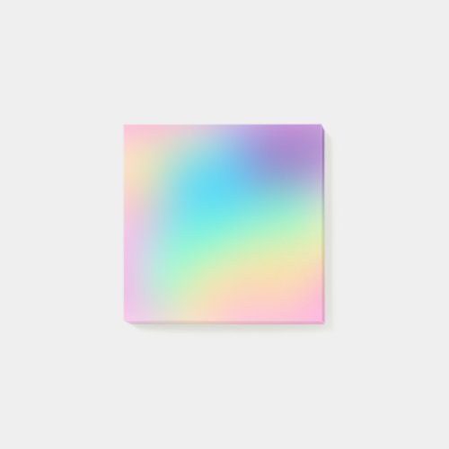 Soft Prismatic Rainbow Gradient Post_it Notes