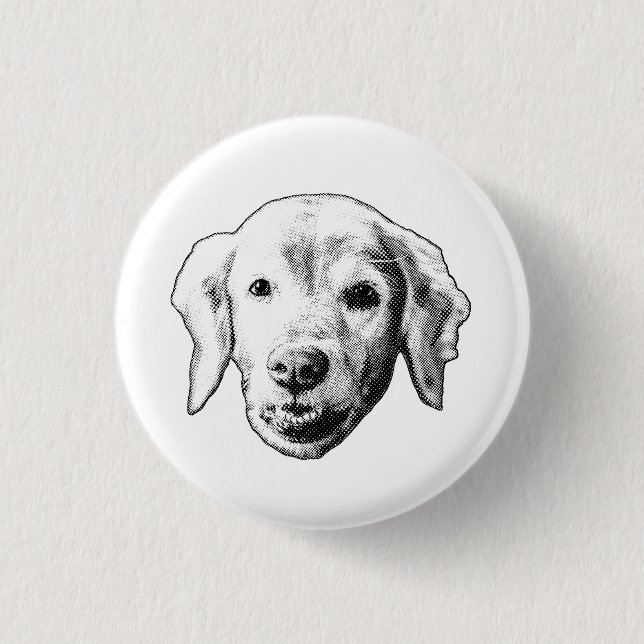 Soft Pup Smile Button (Front)