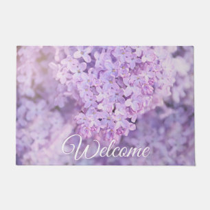 Soft Purple French Lilacs Doormat