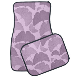 Soft Purple Ginkgo Botanical Dream 1 Car Floor Mat