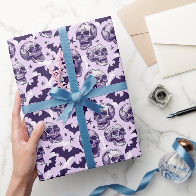 Soft Purple Gothic Fantasy Wrapping Paper (Gifting)