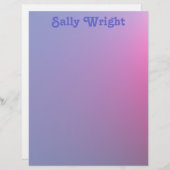 Soft Purple Letterhead (Front/Back)