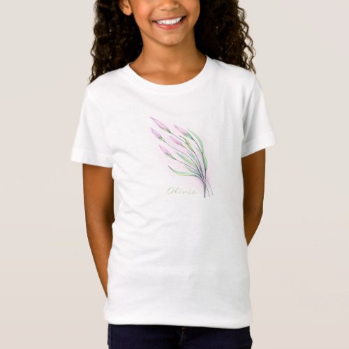 Soft Purple Lilies T_Shirt