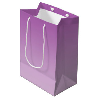 Soft Purple Ombre Medium Gift Bag