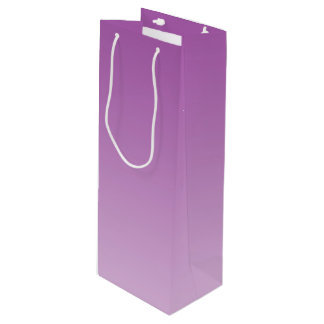 Soft Purple Ombre Wine Gift Bag