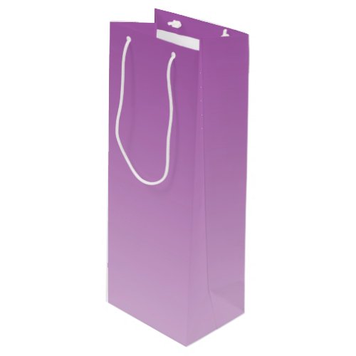 Soft Purple Ombre Wine Gift Bag