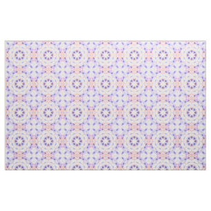 Soft Purple Pastel Pink Repeating Star Pattern Fabric