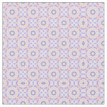 Soft Purple Pastel Pink Repeating Star Pattern Fabric