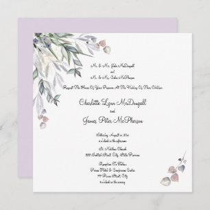 Soft Purple Scottish Heather Wedding