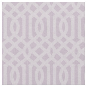 Soft Purple Trellis Fabric