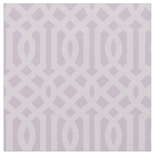 Soft Purple Trellis Fabric