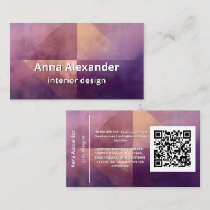 Soft Quadrant   Minimal Design Business Card