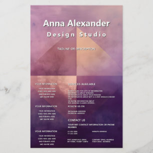 Soft Quadrant   Minimal Design Flyer