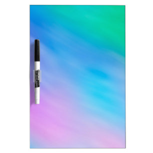Soft Rainbow Colored Sky Dry Erase Board