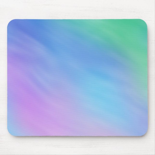 Soft Rainbow Colored Sky Mouse Pad (Front)