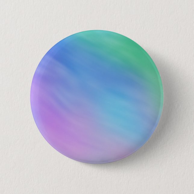 Soft Rainbow Colored Sky Pinback Button (Front)