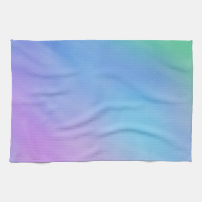 Soft Rainbow Colored Sky Towel (Horizontal)