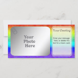 Soft Rainbow PhotoCard Template