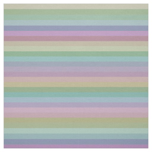 Soft Rainbow Stripes Pattern Fabric