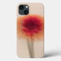 Soft Red Flower Aesthetic iPhone Case | Minimal 