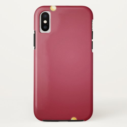 Soft_Red  Zazzle_Growshop iPhone X Case