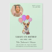 Soft Refreshing Mint Green - Fun Corgi Birthday (Front)