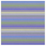 Soft Retro Rainbow Horizontal Stripes Fabric