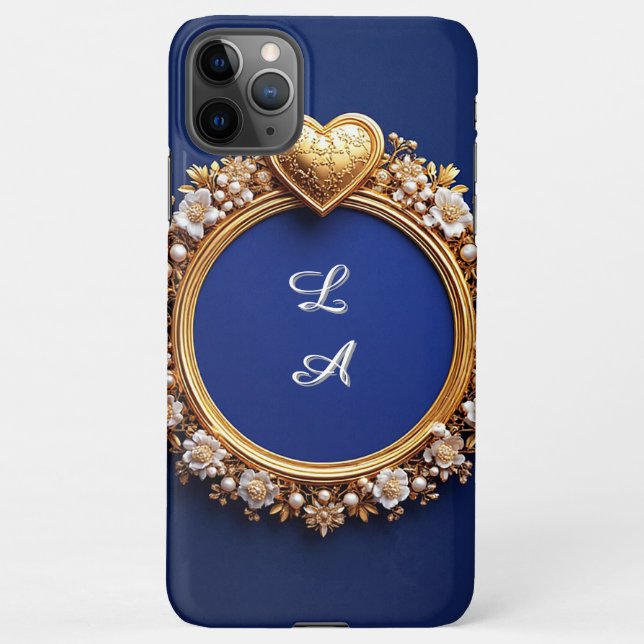 Soft Romantic Heart Glow ✨ Pearl Bead Minimal  iPhone Case (Back)