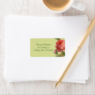 Soft Rose Address Label