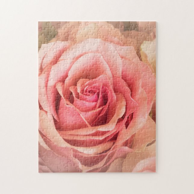 Soft Rose Blush Jigsaw Puzzle (Vertical)