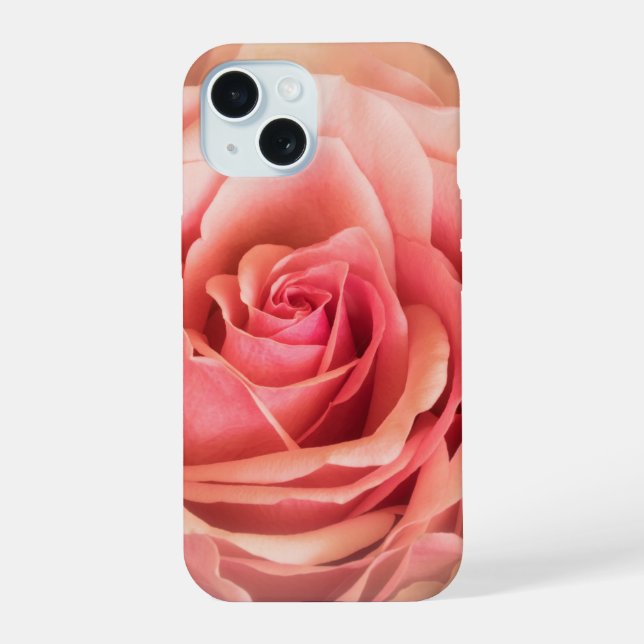 Soft Rose Blush Pink Iphone Case (Back)