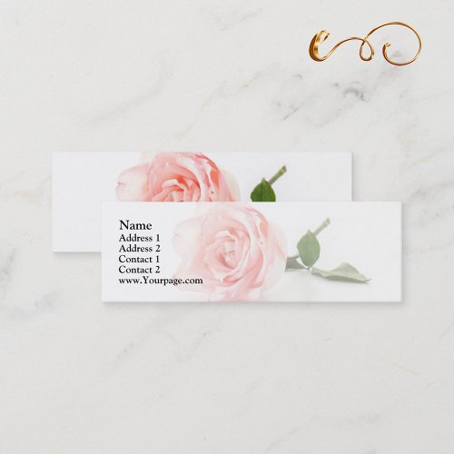 Soft Rose Mini Business Card