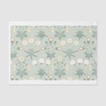 Soft Sage and Cream Floral 
