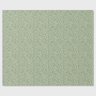 Soft Sage Green Botanical Leaf Foliage Pattern Wrapping Paper