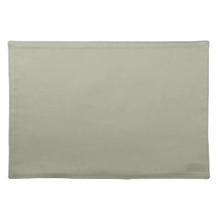 Soft Sage Pastel Green Solid Color - Olive Sprig Cloth Placemat