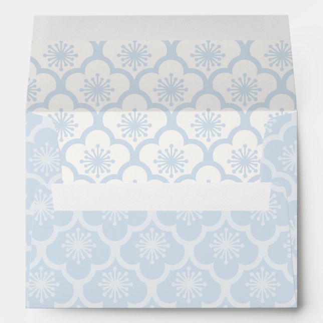 Soft Sakura Neutral - Powder Blue Envelope (Back (Bottom))