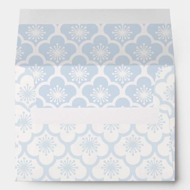 Soft Sakura Powder Blue - Neutral Envelope (Back (Bottom))