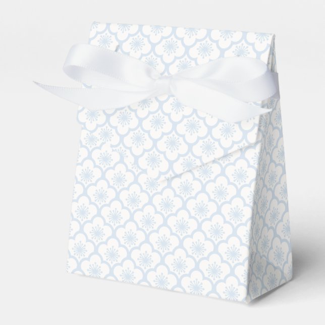 Soft Sakura Powder Blue - Neutral Favor Boxes (Front Side)