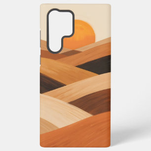 Soft Sand Waves at Sunset Samsung Galaxy S22 Ultra Case