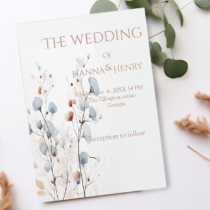 Soft serene elegant invitation